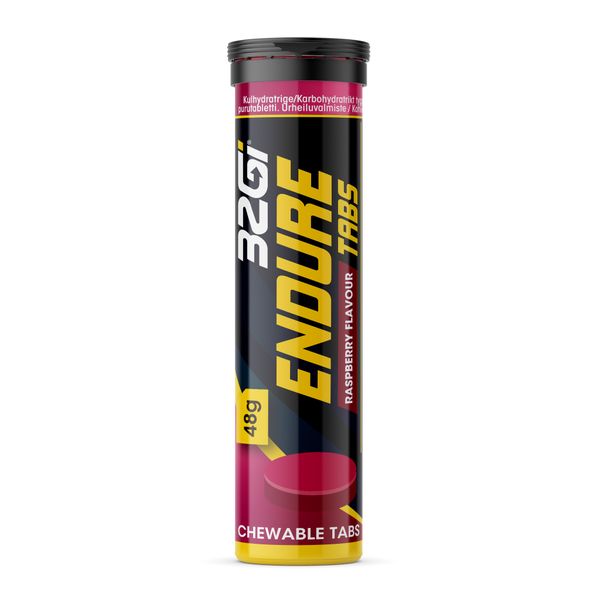 Endure - Chewable Tabs - Sustained Energy - 20's - Raspberry - 4 Pack