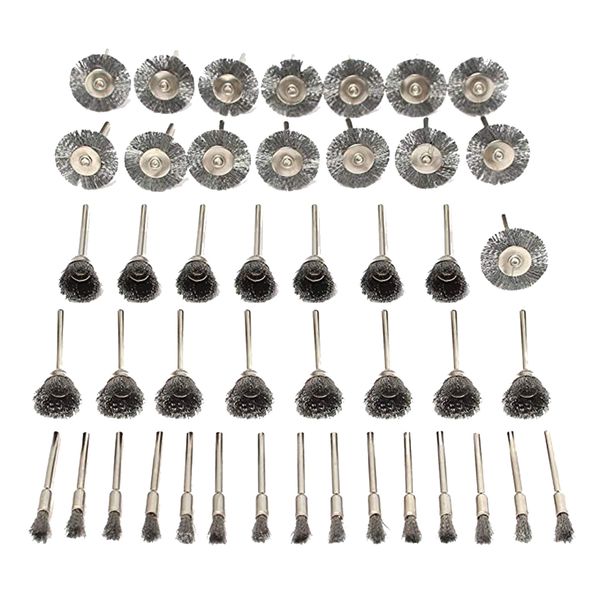 Wire Wheel Brush Set - 45 Piece