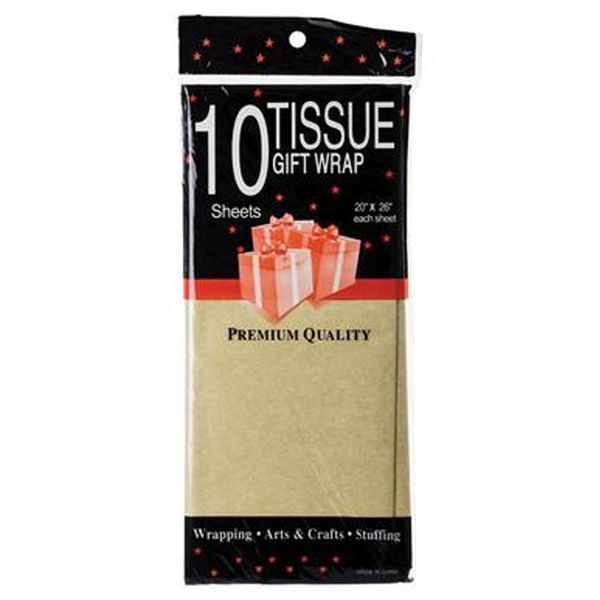 Paper Tissue Gold - 10 Sheets ( 1 Individual Pack )