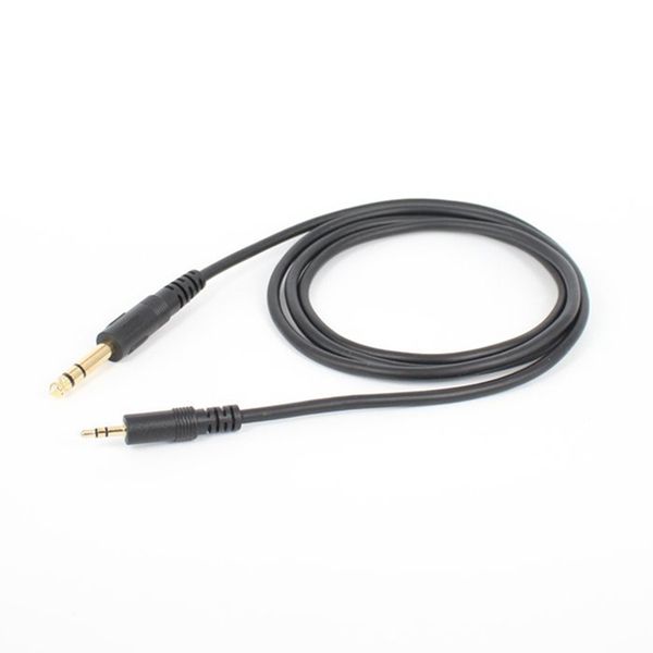 3.5mm to 6.35mm Audio Adapter Gold 1.5M Compatible with Amplifier Mixer