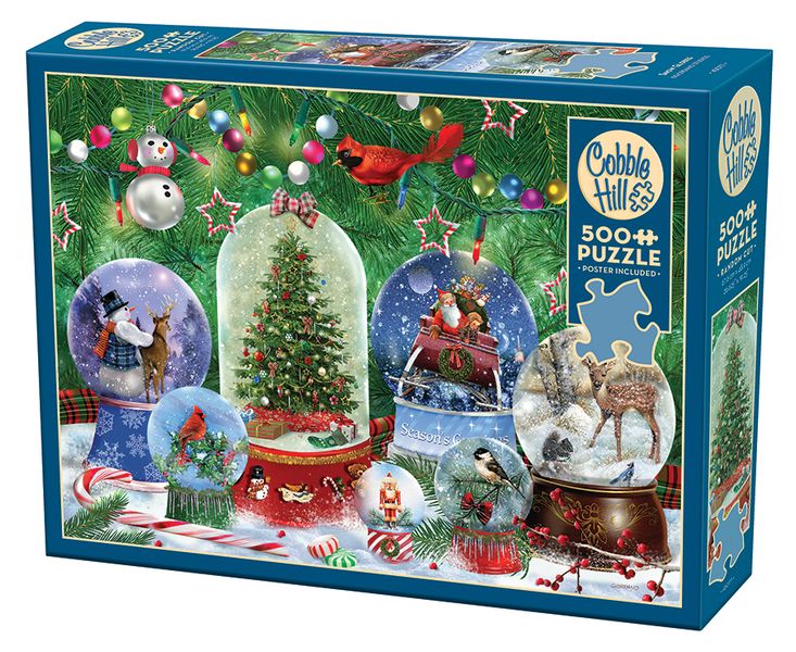 Cobble Hill Snow Globes 500 Piece Puzzle