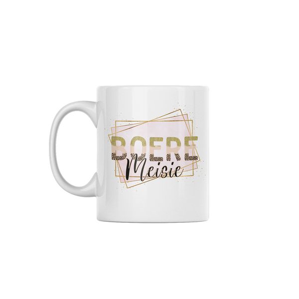 Boere Meisie Afrikaans South African Custom Printed Mug 330ml