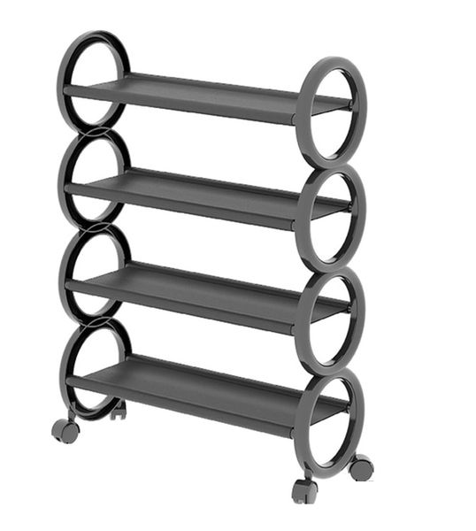 4 Tier Compact Portable Shoe Organizer, Shoe Rack