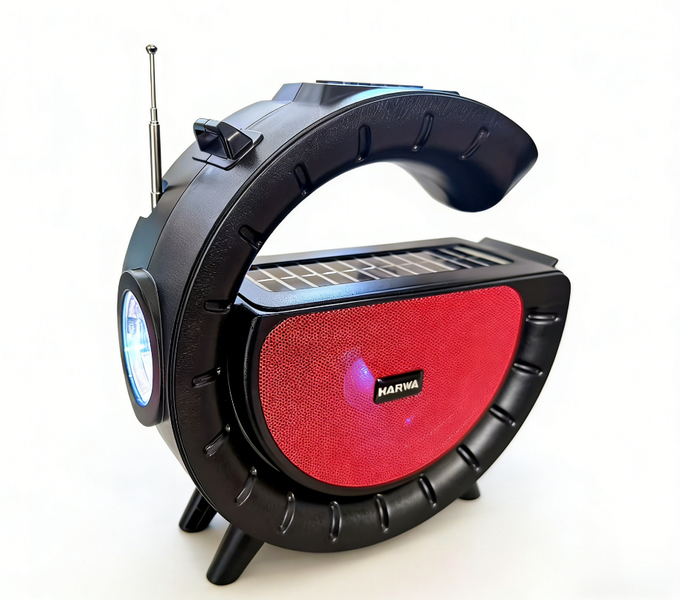 Creative G-Shape Solar Speaker - Bluetooth FM Radio &amp; Flashlight