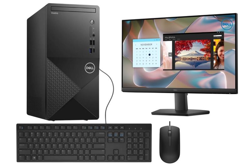 Dell Vostro 3030 i5-12400 8GB RAM 512GB SSD Win 11 Pro PC + Dell Monitor
