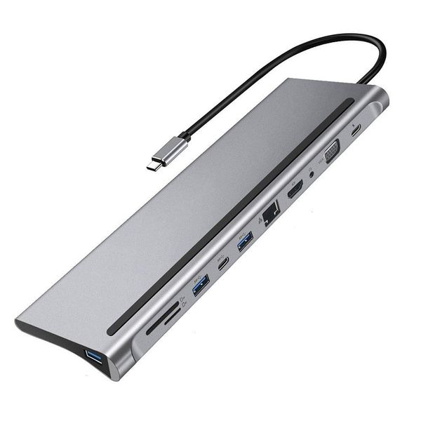 11-in-1 USB Hub Type C Adapter