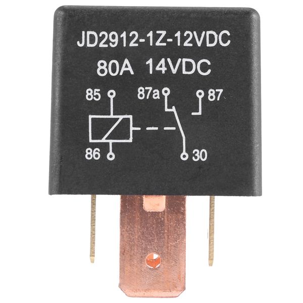 80A DC 12V 5 Pin DIY Power Relay Car Truck Vehicle