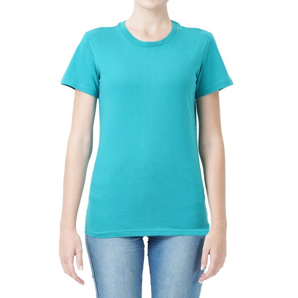 Unbranded Crew Tees Teal