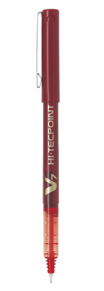 Pilot - Hi-Tech Capped Rollerball Pen Liquid Gel Ink 0.5mm- Red