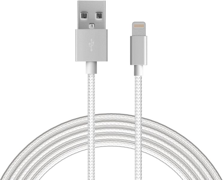 Sliver Lightning Charging and Data Cable 3m by Great Empire