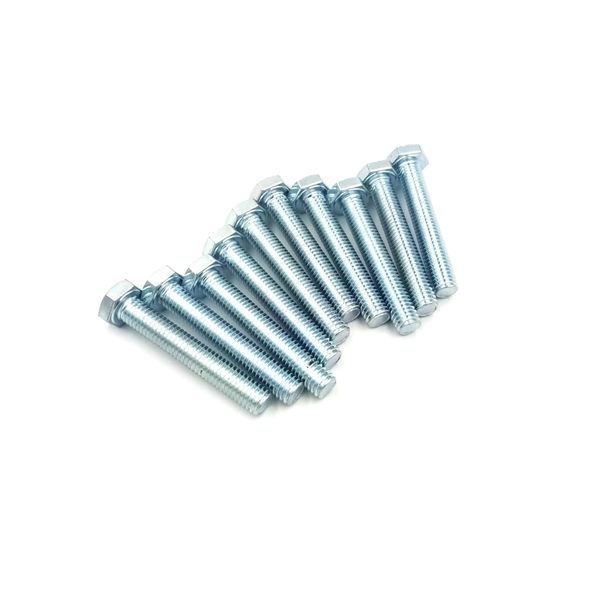 DIYDOOR2DOOR M-8x50mm Hex Full Threaded Bolts - 100 Piece