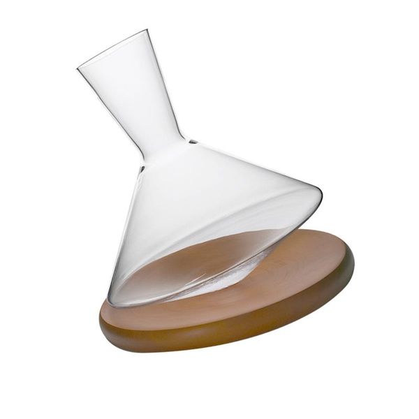 Gyroscopic Carnation with Wooden Base Tumbler Totant Totant Red Carnation
