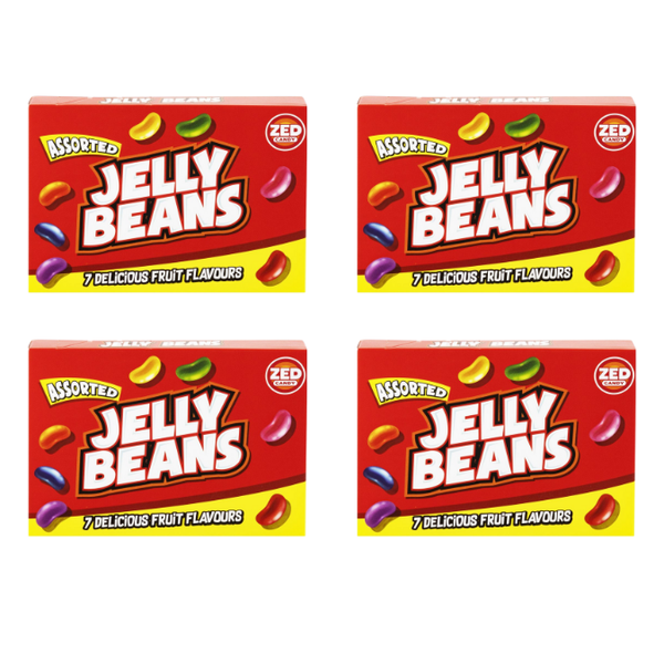 Zed Candy Assorted Jelly Beans 100g (Pack of 4)