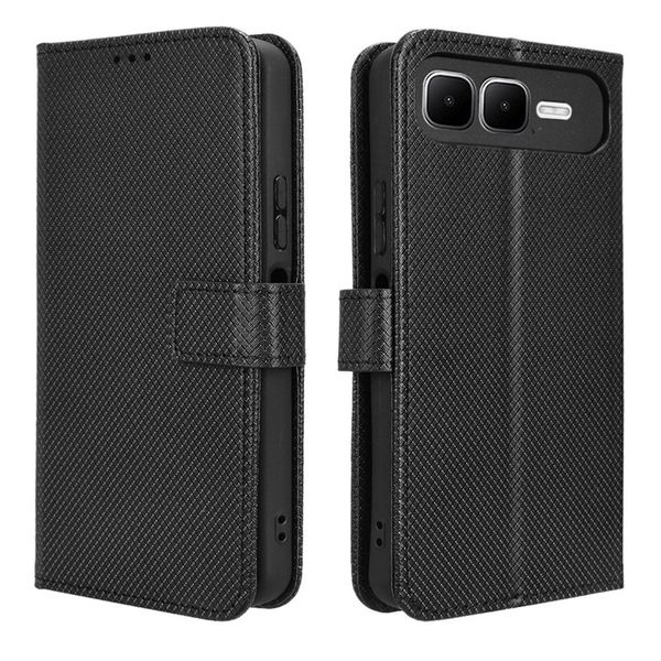 Magnetic Buckle Leather Cover Compatible With Infinix Smart 10 Plus