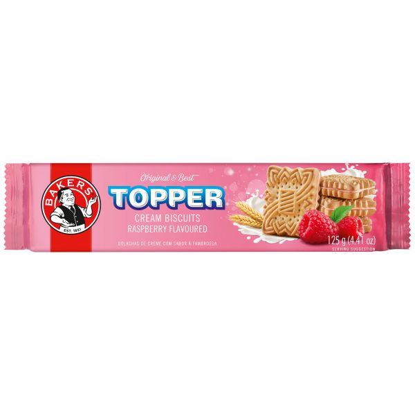 Bakers Toppers Biscuits 12 × 125 g - Premium Biscuits for Desserts &amp; Snacks