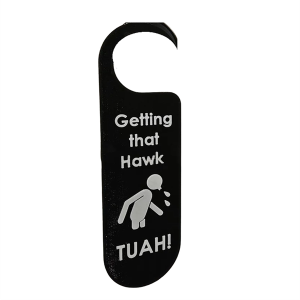 Interesting Door Handle Hook Spoof Acrylic Door Hangers Decoration B