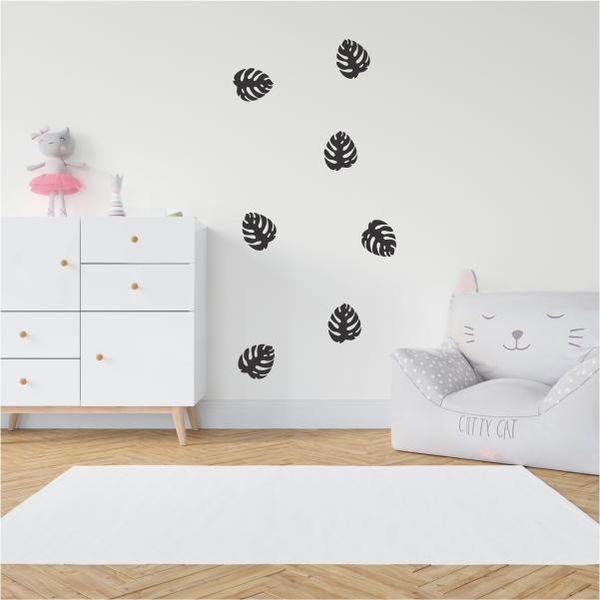 7 Tropical Leaves Decal Vinyl Sticker