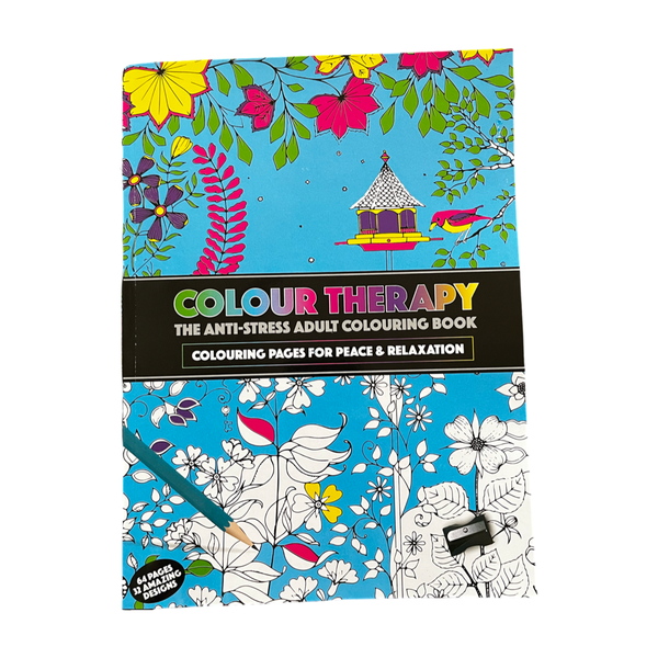 64 Page Therapy Colouring Book (28x21cm)