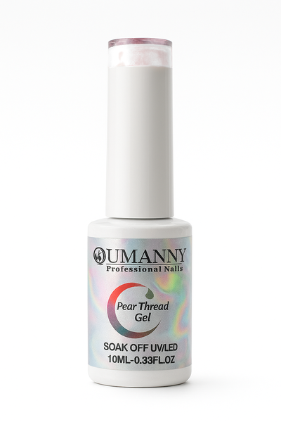 OUMANNY Pearl Thread Gel - Iridescent Glow Nail Gel with Silky Shimmer