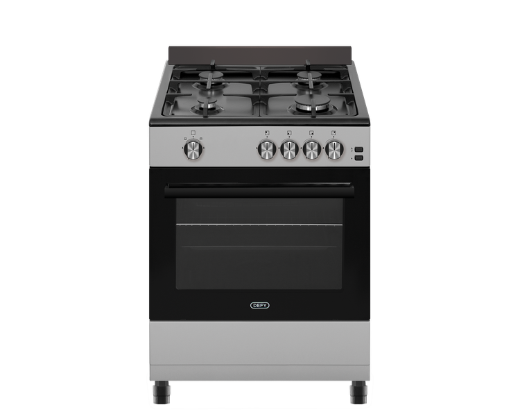 Defy 60cm Multifunction Full Gas Stove - Inox DGS601