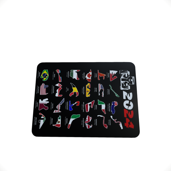 F1 2024 Track Mouse Pad