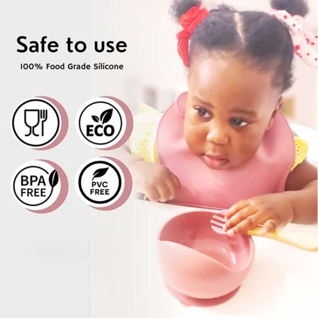 Non Toxic Soft Silicone Baby Feeding Set, Shop Today. Get it Tomorrow!