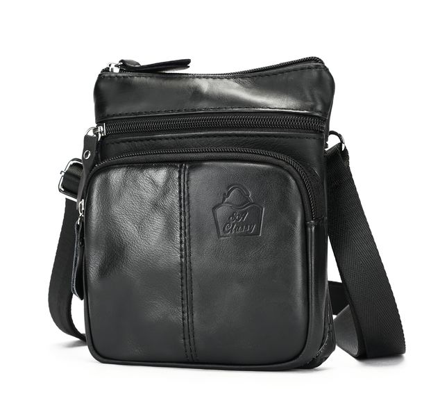 SACLASSY Genuine Leather Shoulder Bag Crossbody Travel Messenger Bag - 701A