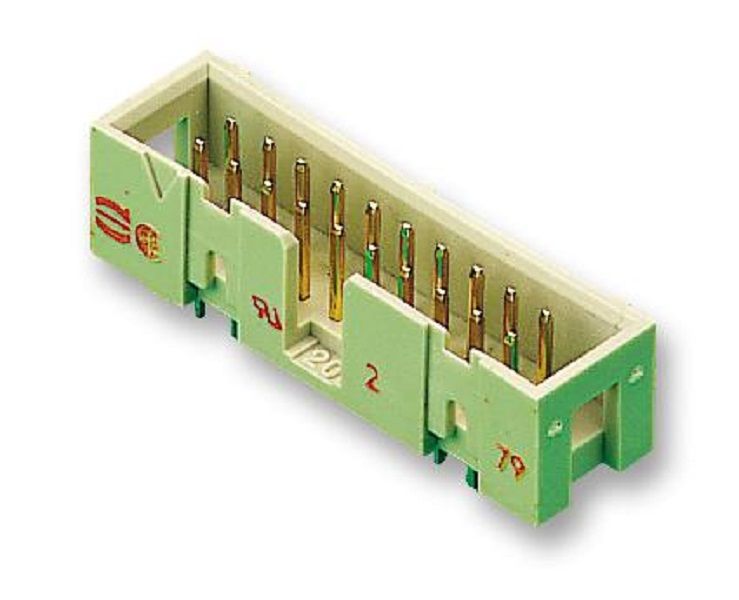 Harting (09 18 520 6324) Pin Header, Straight, Wire-to-Board, 2.54 mm