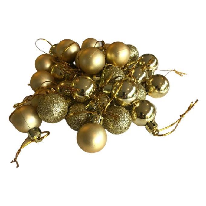 Christmas Tree Baubles - Christmas Balls (32 Piece) 2.5cm