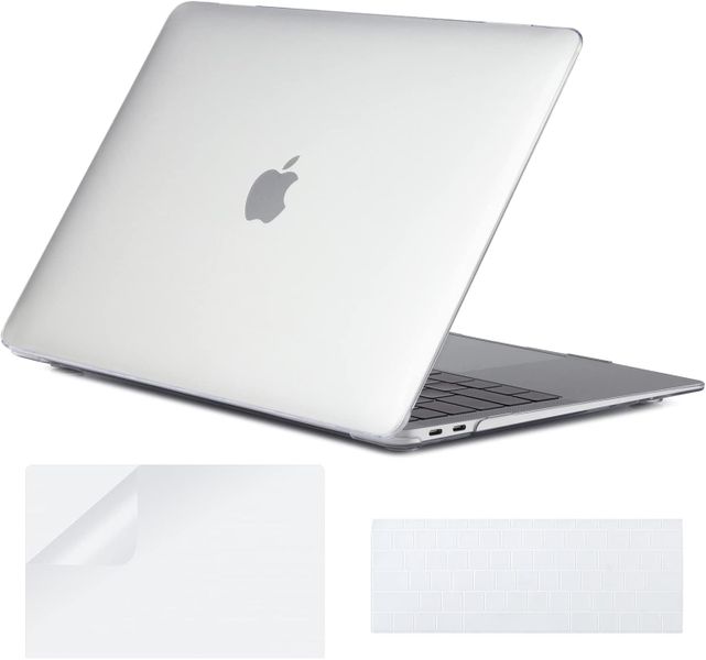 Compatible with MacBook Air 13 Protective Case with Keyboard Cover and Screen Protector