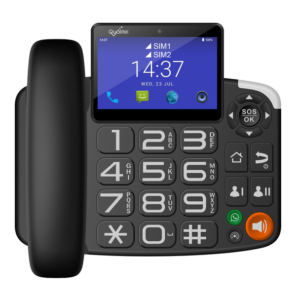 Qualitel 4G LTE Fixed Wireless Telephone -Smartphone for Home or Business