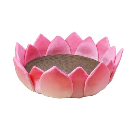 Lotus-Shaped Cat Scratcher Lounge Image