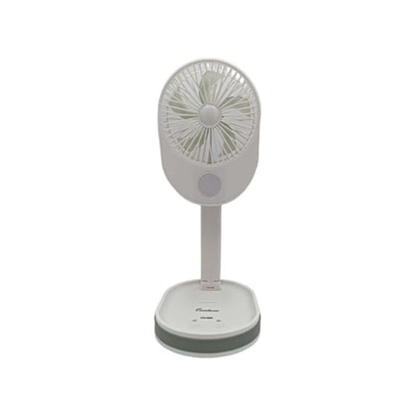 Folding Portable Fan with Light Feature - Green
