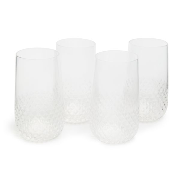 George &amp; Mason - Brava Hi-Ball Glasses - Set of 4