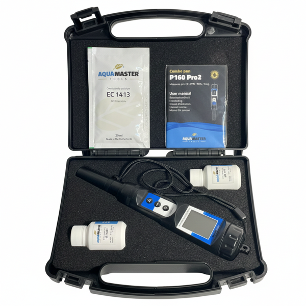 Aqua Master P160 Pro2 Combo Pen - pH, EC, PPM, TDS, Temp