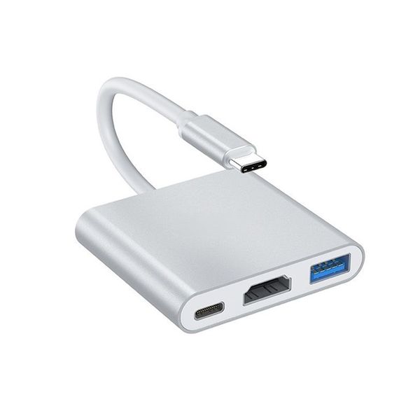 Type-C to USB 3.0 + HDMI + PD Adapter
