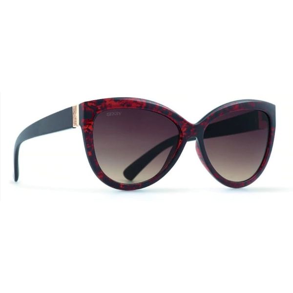 Seksy Black Red Cat Eye Sunglasses - Demi Black