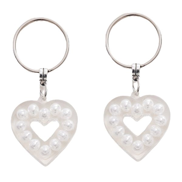Heart Pearls Keyring/ Keychain/ Key Holder