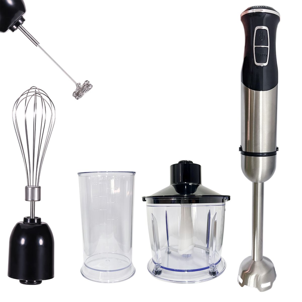 5 In 1 Stick Blender 1000W Hand Blender Set 21Speed for Smoothie,Baby