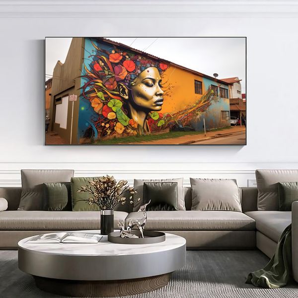 Canvas Wall Art - Street Art Mural - 0301