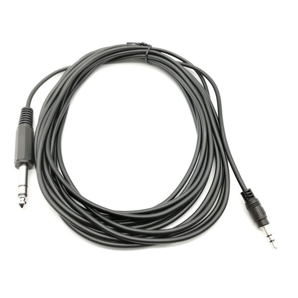 Cable jack 6.3mm (Male) to 3.5mm (Male) 5M