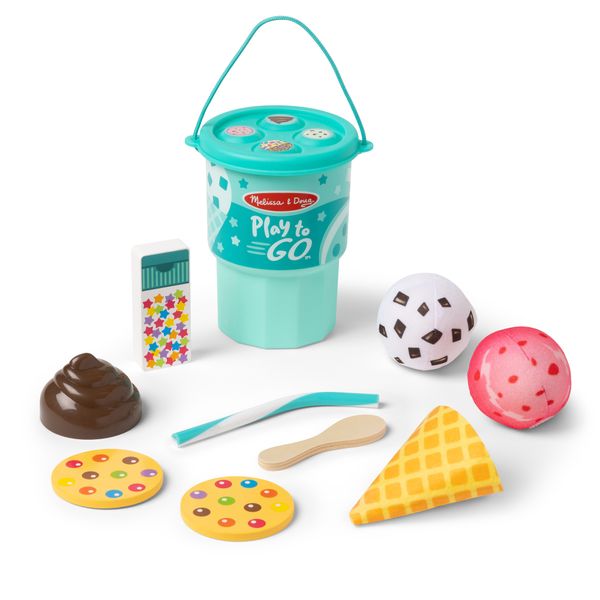 Melissa &amp; Doug Play to Go Ice Cream Play Set