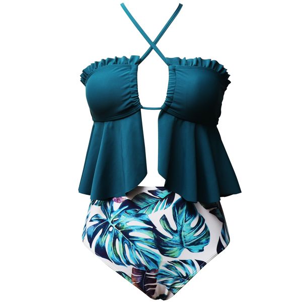 Iconix Teal Impact Bikini