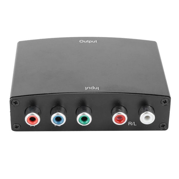 YPbPr to HDMI Adapter L/R Audio RGB Adapter ABS Transformer 100?240VEU Plug