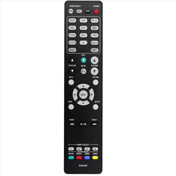 Replace RC024SR Remote for AV Surround Receiver Sub RC025SR