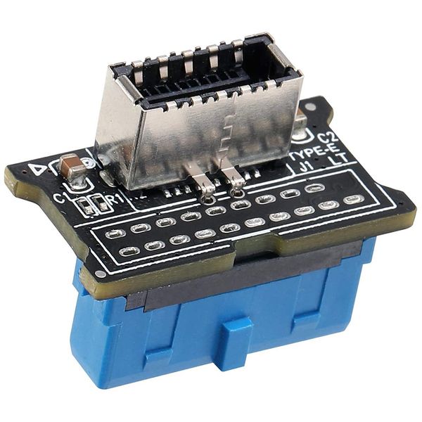 Computer Mainboard USB 3.0 Front 19PIN to 3.1 Type-C Expansion Card