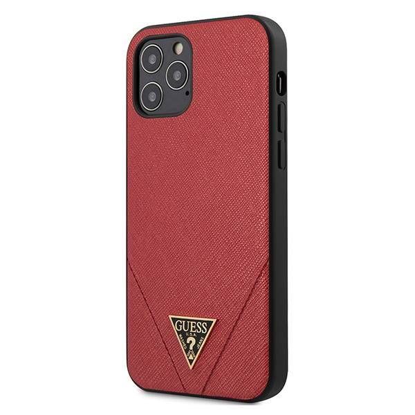 Guess Hard Cover PU Saffiano V Stich for iPhone 12 Pro Max