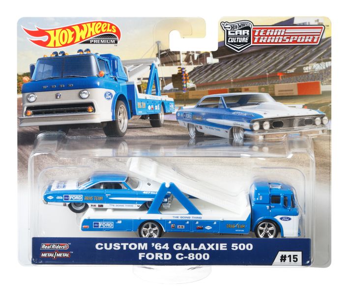 Hot Wheels Team Transport - Custom 64' Galaxie 500 Ford C-800