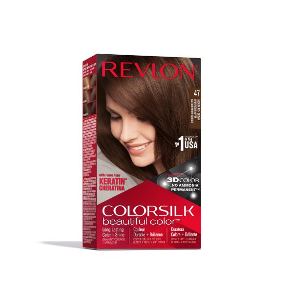 Revlon Colorsilk Permanent Hair Color - Medium Rich Brown - 47