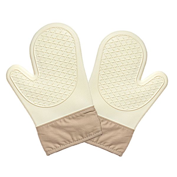 KitchenAid Ribbed Soft Silicone Oven Mitt Set